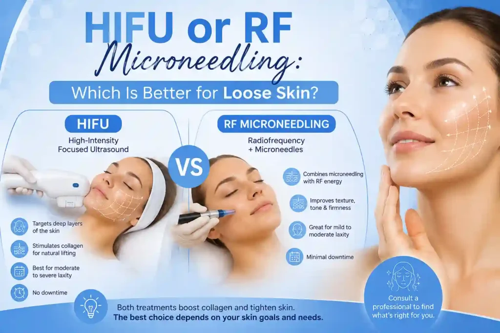 Lost the Weight but Not the Loose Skin? What You Should Know 2 HIFU or RF Microneedling: Which Is Better for Loose Skin Barnet?
